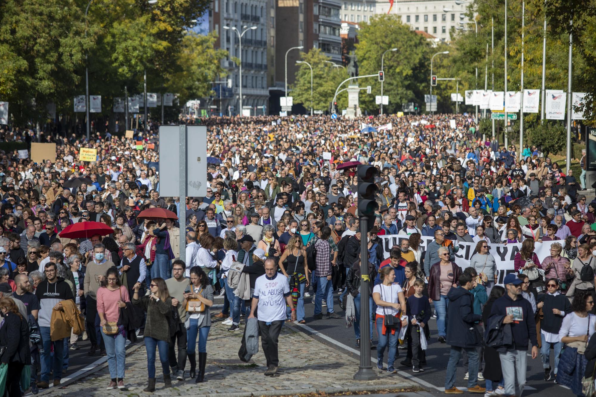 Manifestación por la Sanidad Pública en Madrid - 2